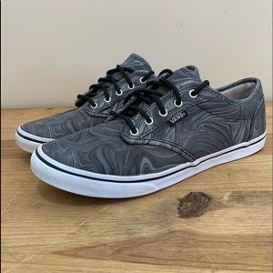 Vans TB4R Gray Swirl Sneaker Size 7.5